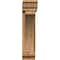 Ekena Millwork Thorton Traditional Rough Sawn Bracket w/ Offset Brace, Western Red Cedar, 6"W x 22"D x 26"H BKT0604X22X26THR01RWR - alternate 2
